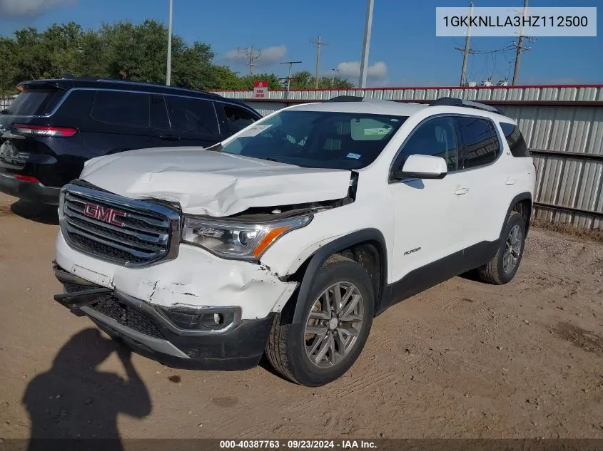 2017 GMC Acadia Sle-2 VIN: 1GKKNLLA3HZ112500 Lot: 40387763