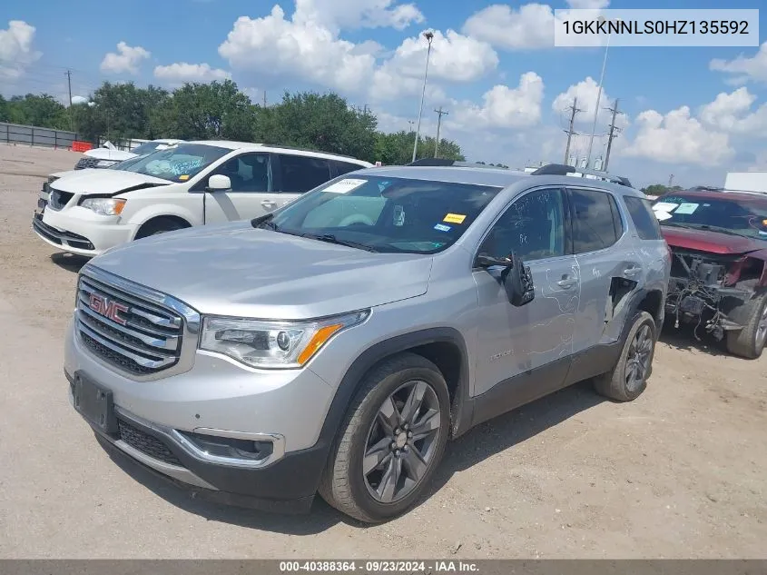 2017 GMC Acadia Slt-2 VIN: 1GKKNNLS0HZ135592 Lot: 40388364