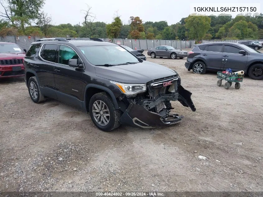 1GKKNLLS6HZ157150 2017 GMC Acadia Sle