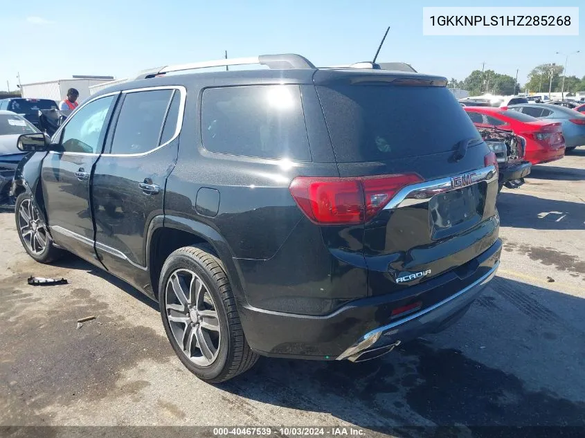 2017 GMC Acadia Denali VIN: 1GKKNPLS1HZ285268 Lot: 40467539