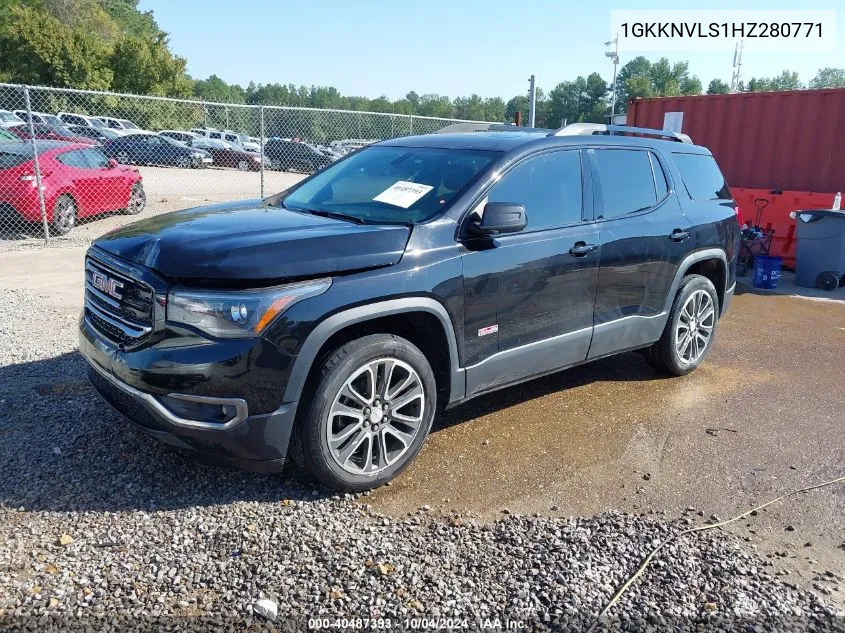 2017 GMC Acadia Slt-1 VIN: 1GKKNVLS1HZ280771 Lot: 40487393