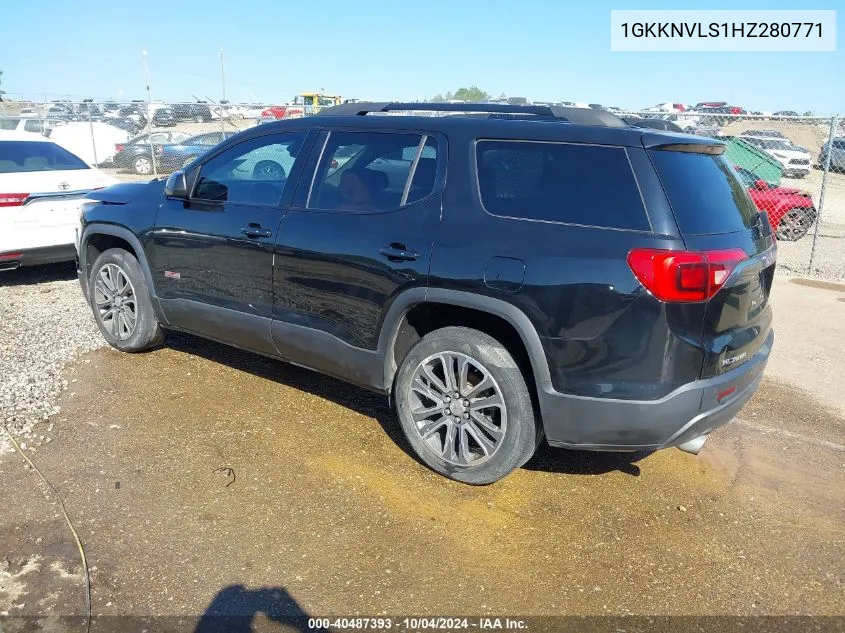 2017 GMC Acadia Slt-1 VIN: 1GKKNVLS1HZ280771 Lot: 40487393