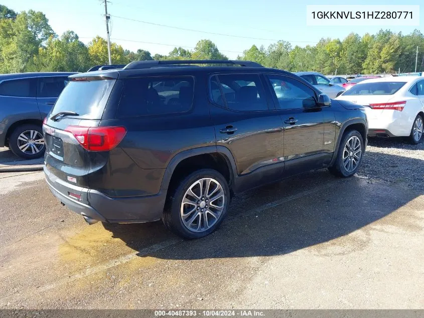 2017 GMC Acadia Slt-1 VIN: 1GKKNVLS1HZ280771 Lot: 40487393