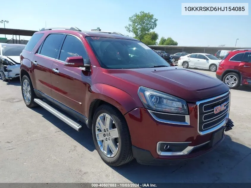 2017 GMC Acadia Limited VIN: 1GKKRSKD6HJ154085 Lot: 40507883