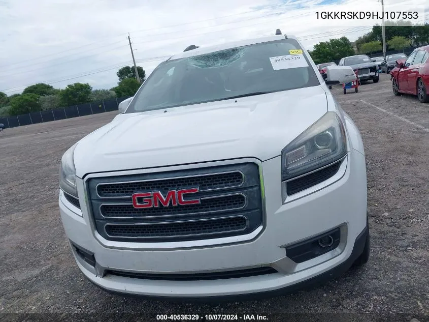 2017 GMC Acadia Limited VIN: 1GKKRSKD9HJ107553 Lot: 40536329