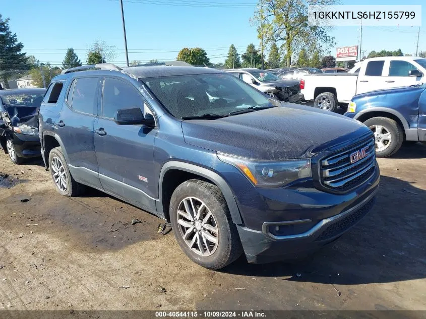 2017 GMC Acadia All Terrain VIN: 1GKKNTLS6HZ155799 Lot: 40544115