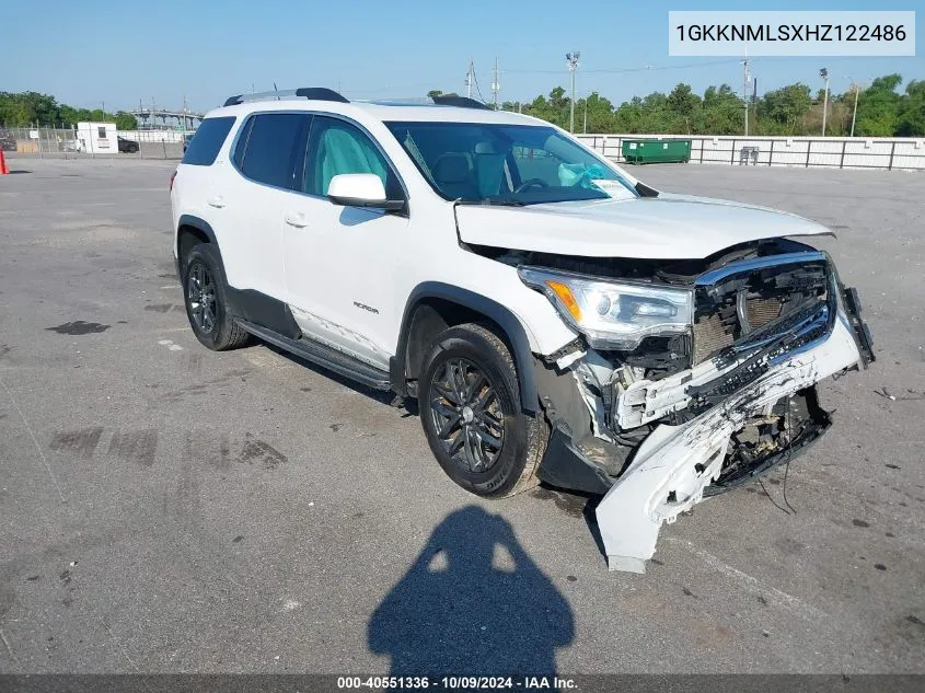 1GKKNMLSXHZ122486 2017 GMC Acadia Slt-1