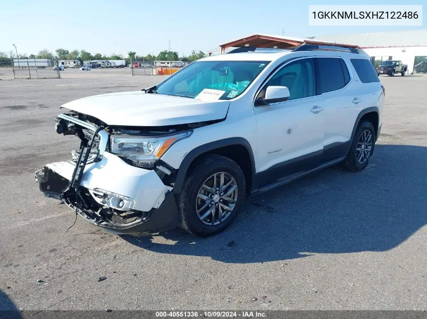 1GKKNMLSXHZ122486 2017 GMC Acadia Slt-1