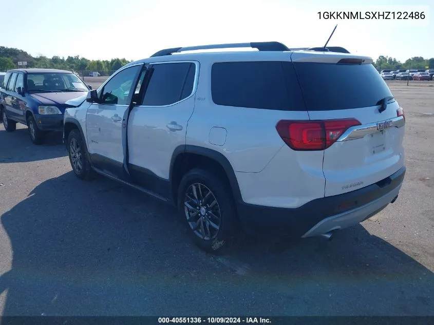 1GKKNMLSXHZ122486 2017 GMC Acadia Slt-1