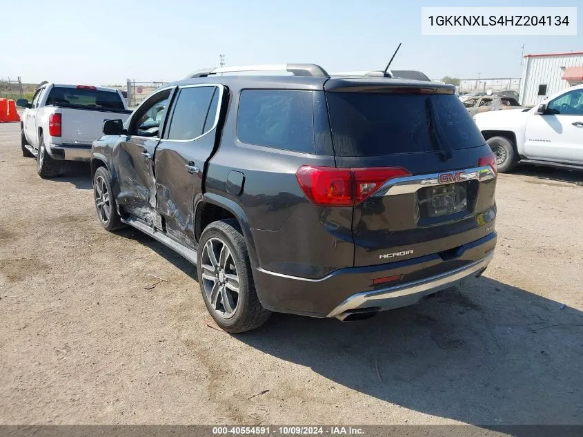 2017 GMC Acadia Denali VIN: 1GKKNXLS4HZ204134 Lot: 40554591