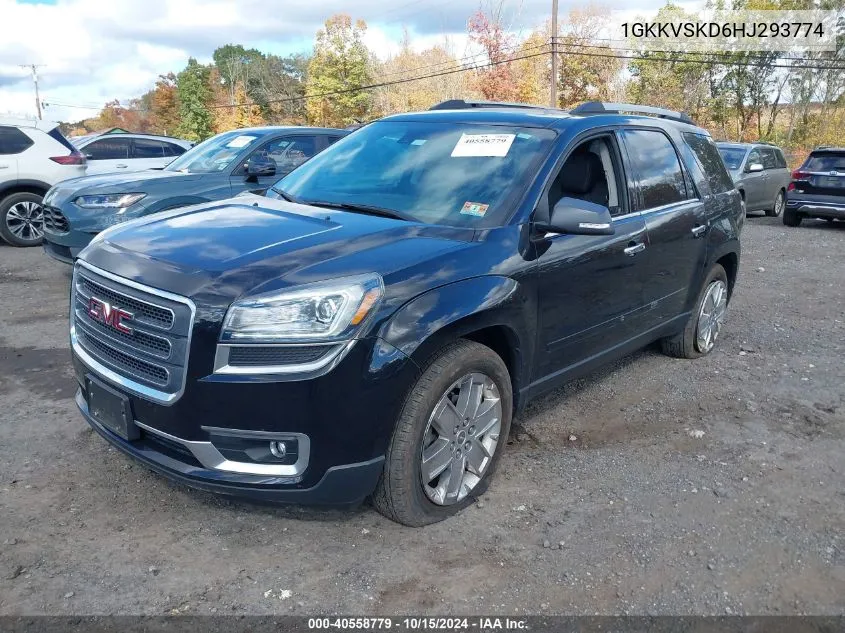 2017 GMC Acadia Limited VIN: 1GKKVSKD6HJ293774 Lot: 40558779