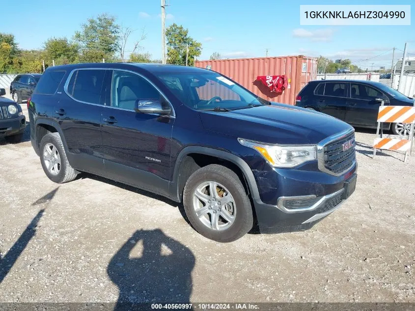 2017 GMC Acadia Sle-1 VIN: 1GKKNKLA6HZ304990 Lot: 40560997