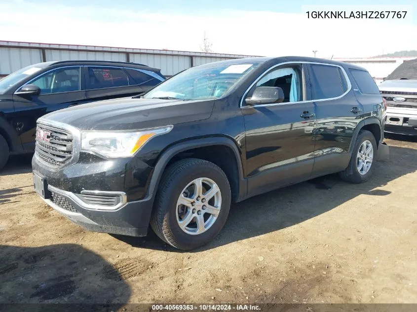 2017 GMC Acadia Sle-1 VIN: 1GKKNKLA3HZ267767 Lot: 40569363