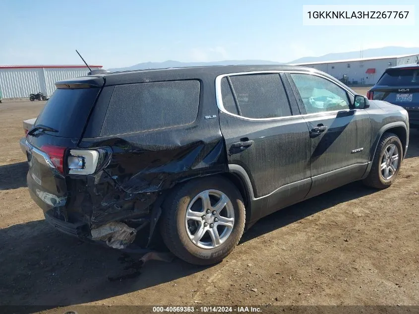 1GKKNKLA3HZ267767 2017 GMC Acadia Sle-1