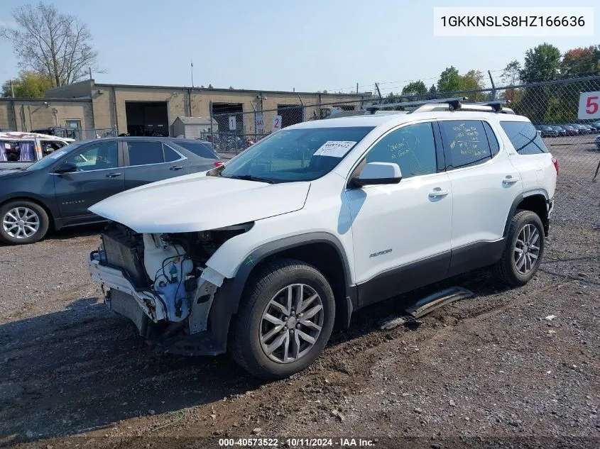 2017 GMC Acadia Sle-2 VIN: 1GKKNSLS8HZ166636 Lot: 40573522