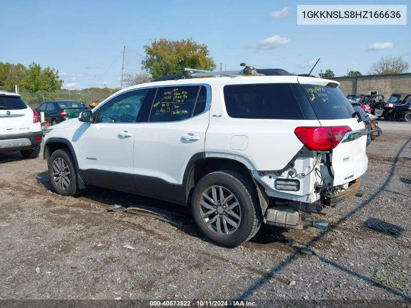 2017 GMC Acadia Sle-2 VIN: 1GKKNSLS8HZ166636 Lot: 40573522