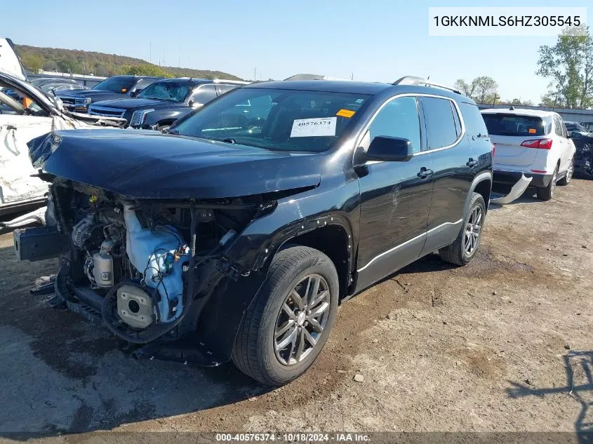 2017 GMC Acadia Slt-1 VIN: 1GKKNMLS6HZ305545 Lot: 40576374