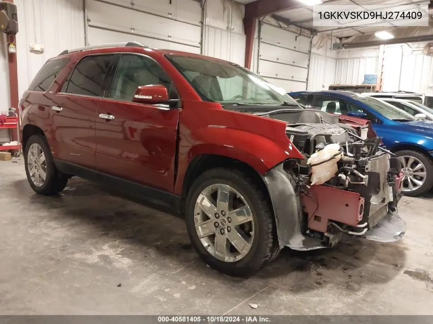 1GKKVSKD9HJ274409 2017 GMC Acadia Limited