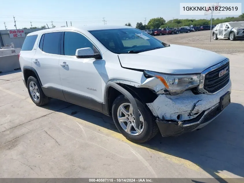 2017 GMC Acadia VIN: 1GKKNKLA18Z29619 Lot: 40587115