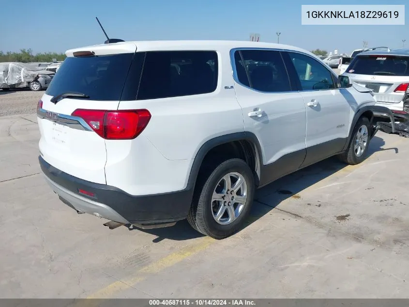 2017 GMC Acadia VIN: 1GKKNKLA18Z29619 Lot: 40587115