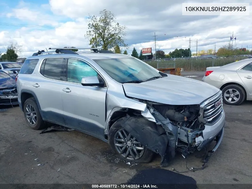 2017 GMC Acadia Slt-1 VIN: 1GKKNULS0HZ289925 Lot: 40589772