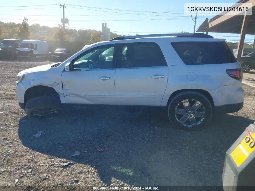 2017 GMC Acadia Limited VIN: 1GKKVSKD5HJ204616 Lot: 40594690