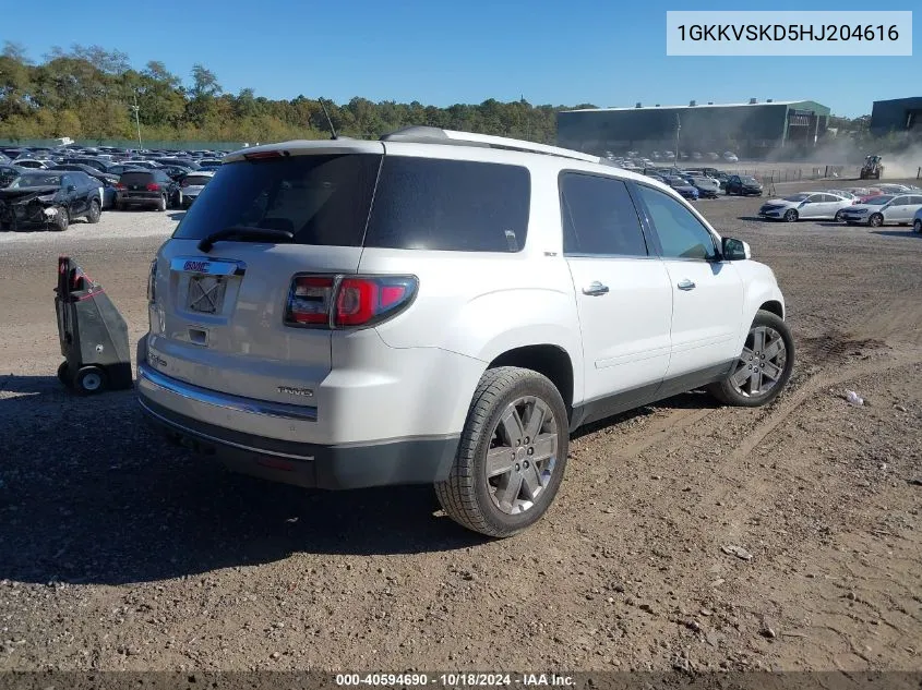 1GKKVSKD5HJ204616 2017 GMC Acadia Limited