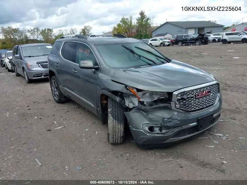 2017 GMC Acadia Denali VIN: 1GKKNXLSXHZ225604 Lot: 40609673