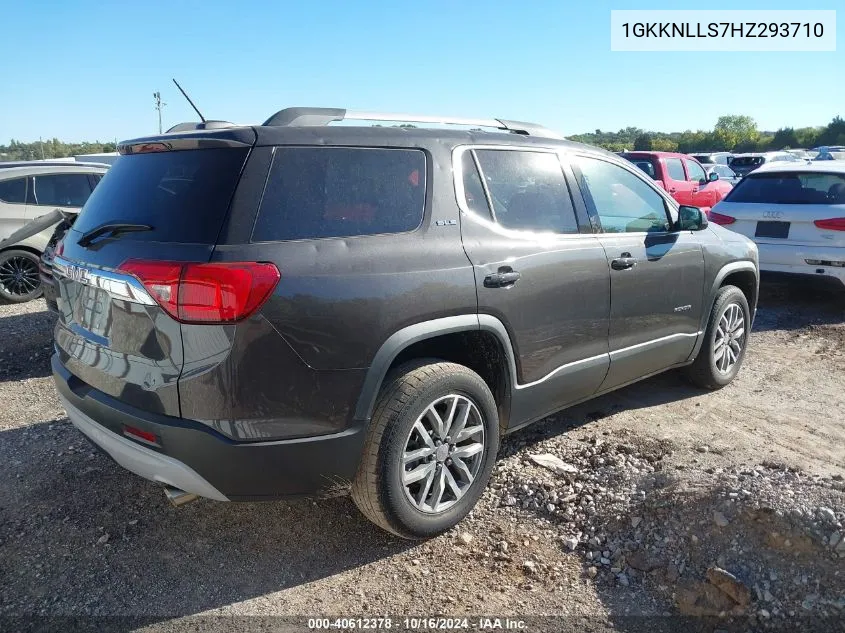 2017 GMC Acadia Sle-2 VIN: 1GKKNLLS7HZ293710 Lot: 40612378