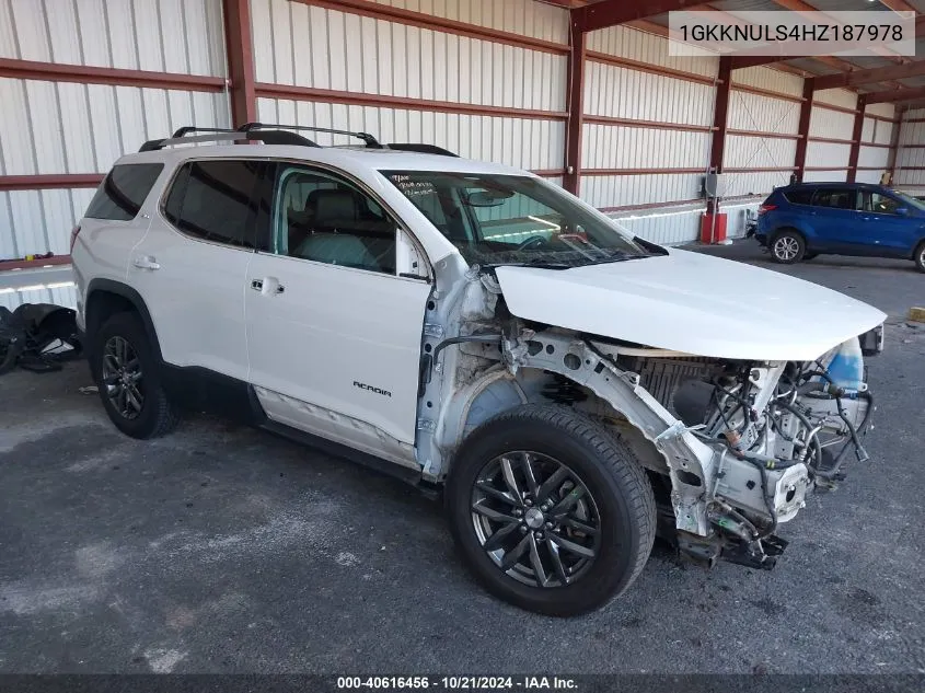 2017 GMC Acadia Slt-1 VIN: 1GKKNULS4HZ187978 Lot: 40616456