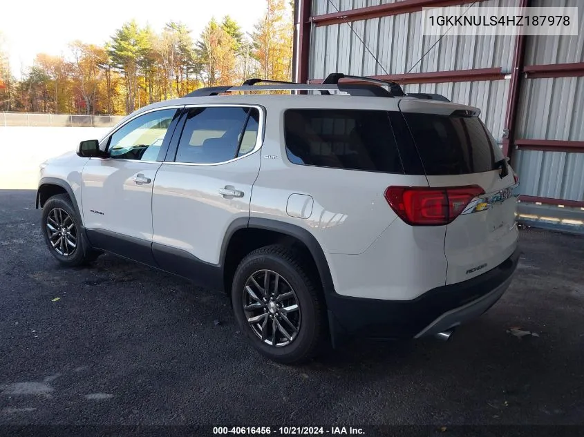 2017 GMC Acadia Slt-1 VIN: 1GKKNULS4HZ187978 Lot: 40616456