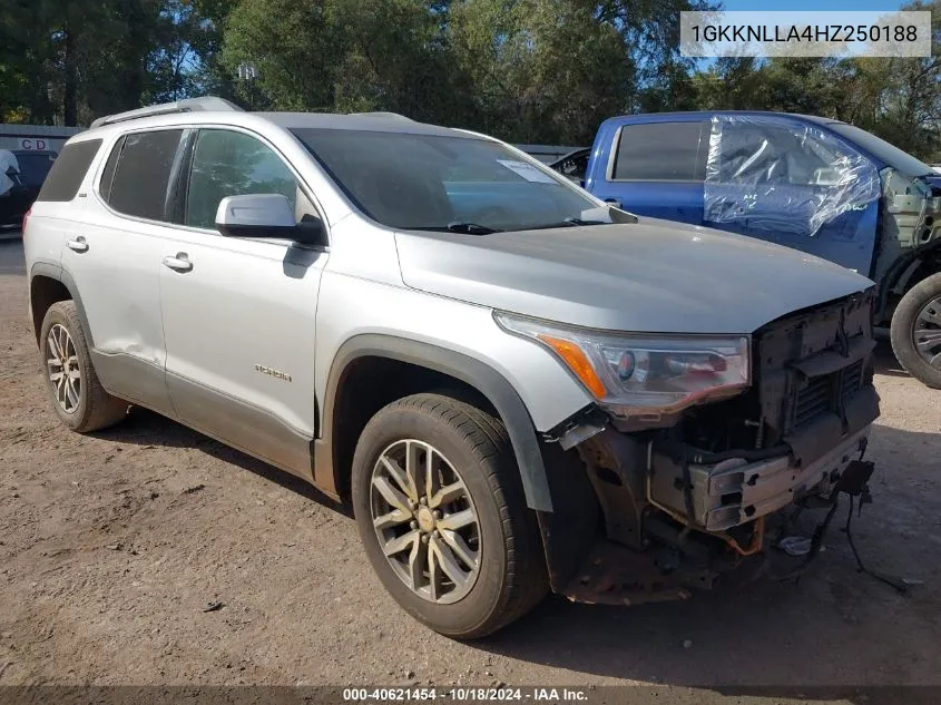 2017 GMC Acadia Sle-2 VIN: 1GKKNLLA4HZ250188 Lot: 40621454