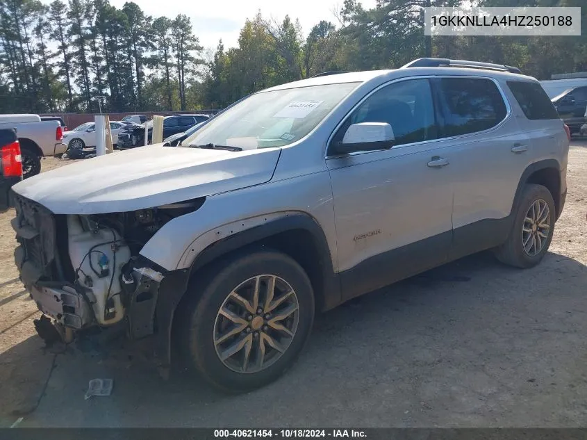 2017 GMC Acadia Sle-2 VIN: 1GKKNLLA4HZ250188 Lot: 40621454