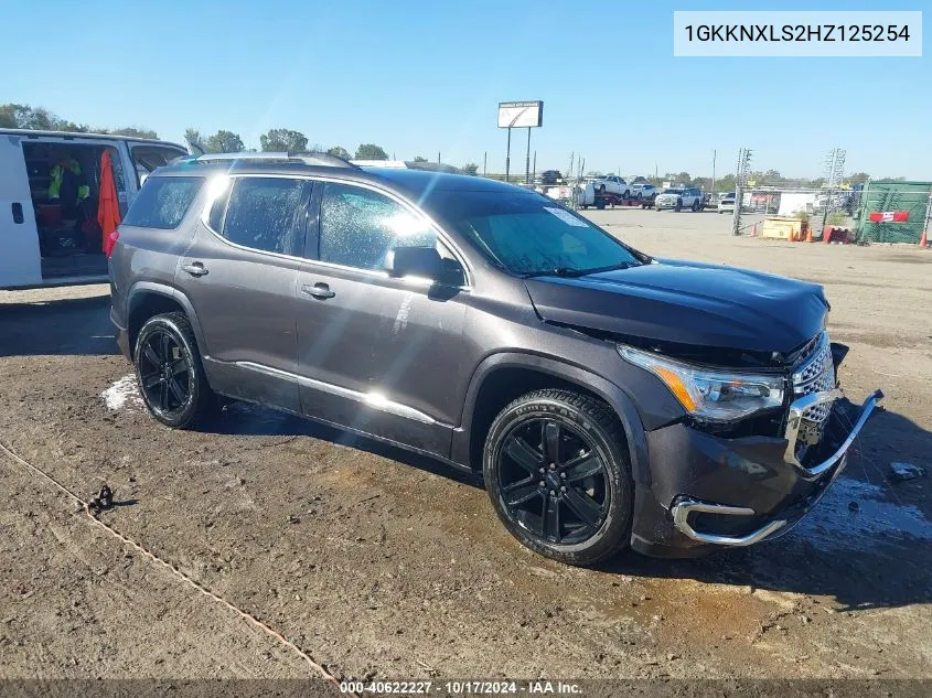 2017 GMC Acadia Denali VIN: 1GKKNXLS2HZ125254 Lot: 40622227