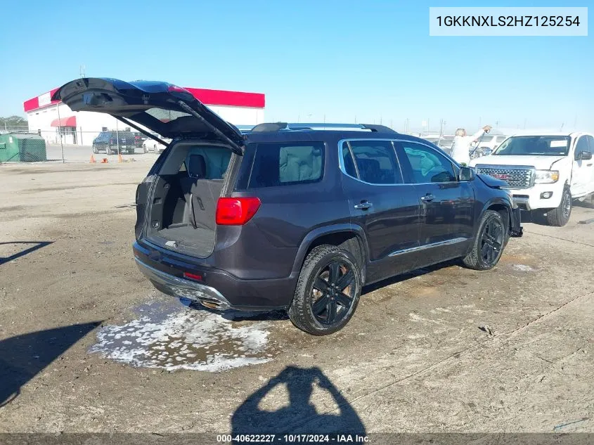 1GKKNXLS2HZ125254 2017 GMC Acadia Denali