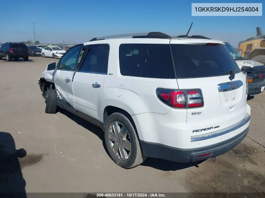 1GKKRSKD9HJ254004 2017 GMC Acadia Limited