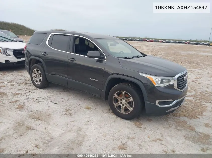 2017 GMC Acadia Sle VIN: 1GKKNKLAXHZ154897 Lot: 40646259