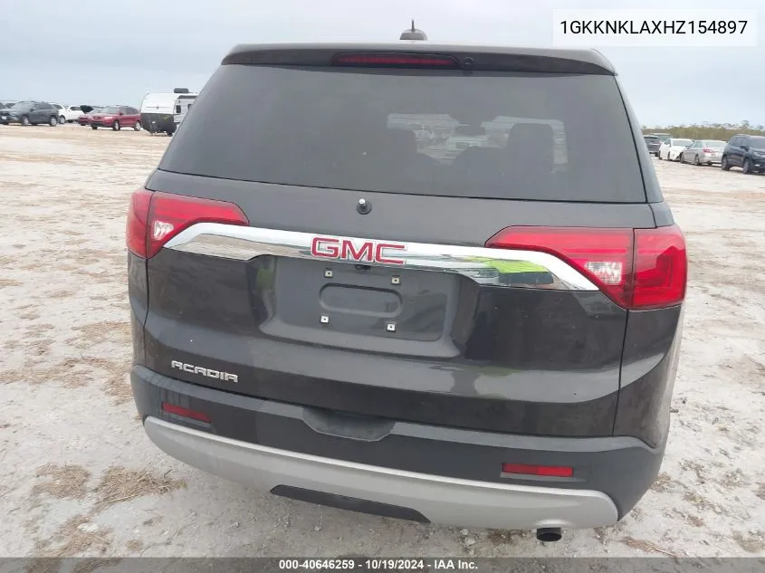 1GKKNKLAXHZ154897 2017 GMC Acadia Sle