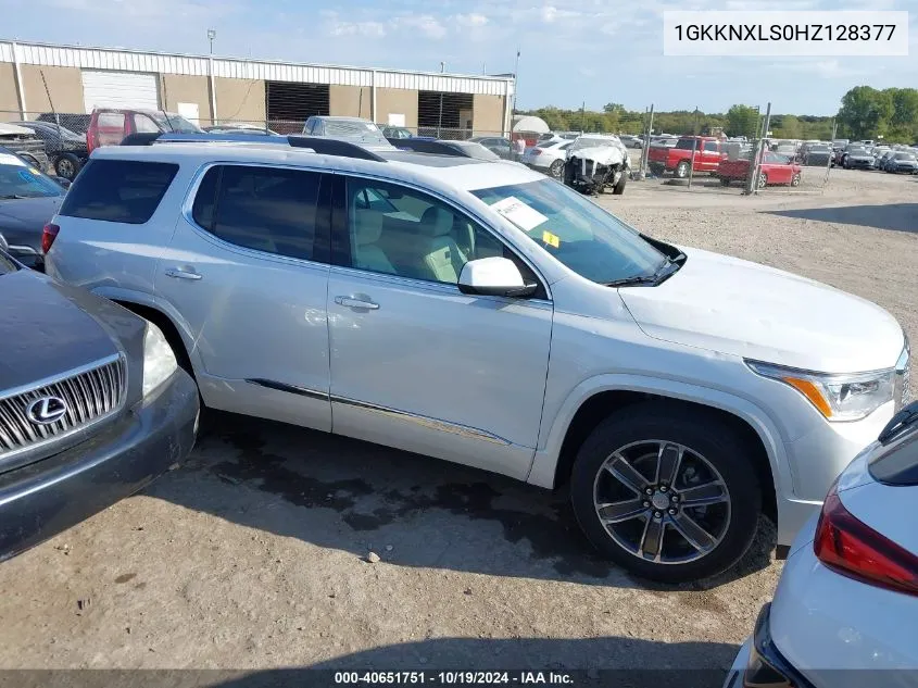 1GKKNXLS0HZ128377 2017 GMC Acadia Denali