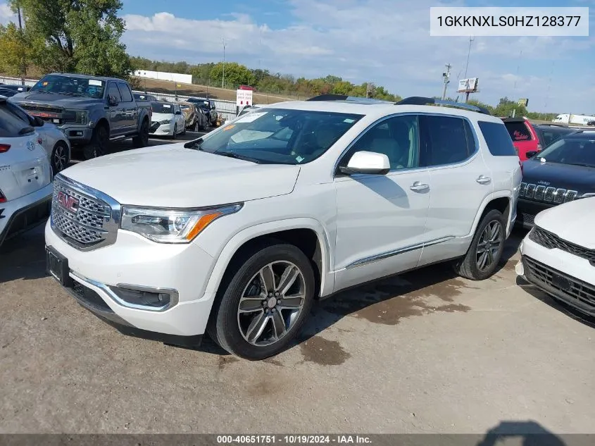 1GKKNXLS0HZ128377 2017 GMC Acadia Denali