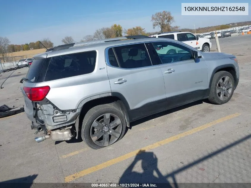 2017 GMC Acadia Slt-2 VIN: 1GKKNNLS0HZ162548 Lot: 40657458