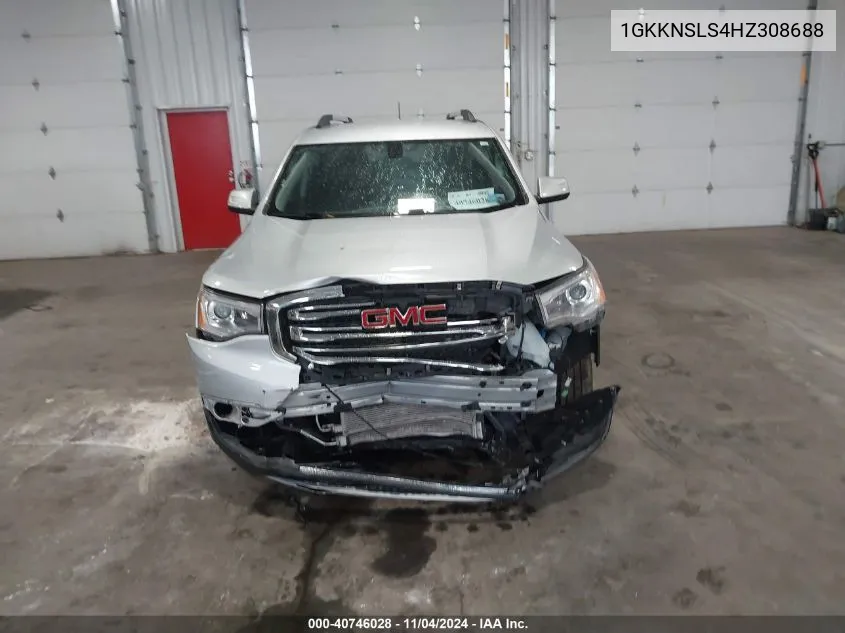 2017 GMC Acadia Sle-2 VIN: 1GKKNSLS4HZ308688 Lot: 40746028