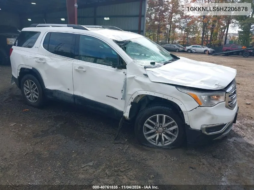 2017 GMC Acadia Sle-2 VIN: 1GKKNLLS6HZ206878 Lot: 40761835