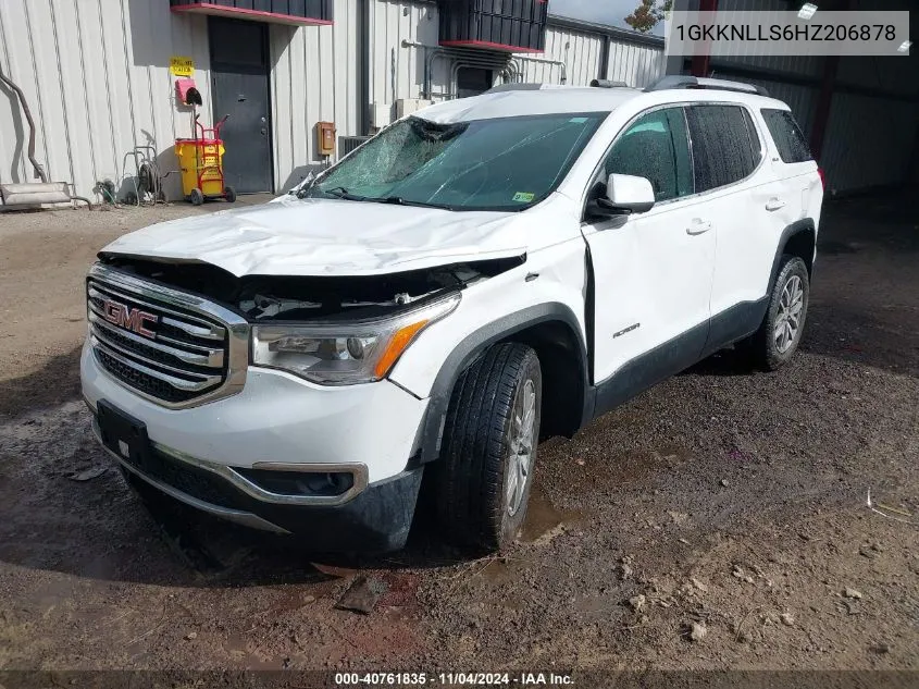 2017 GMC Acadia Sle-2 VIN: 1GKKNLLS6HZ206878 Lot: 40761835