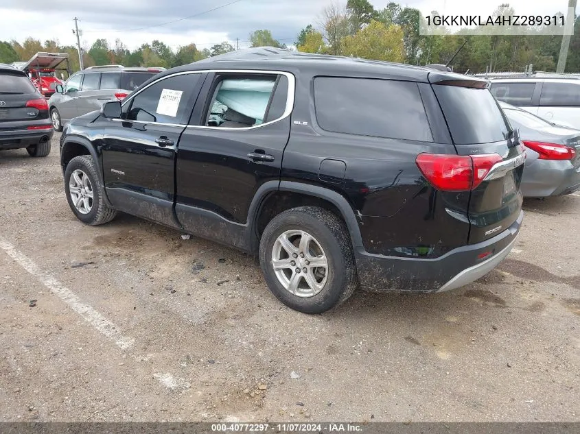 2017 GMC Acadia Sle-1 VIN: 1GKKNKLA4HZ289311 Lot: 40772297