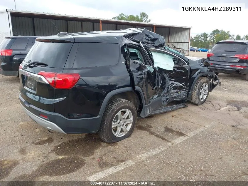 2017 GMC Acadia Sle-1 VIN: 1GKKNKLA4HZ289311 Lot: 40772297