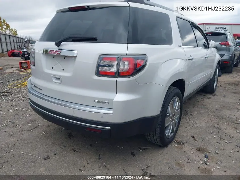 1GKKVSKD1HJ232235 2017 GMC Acadia Limited