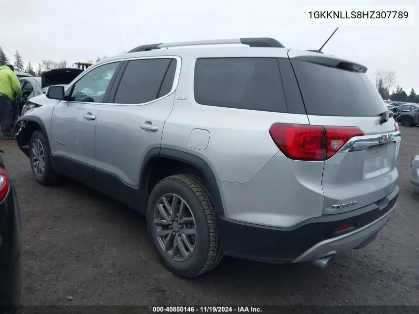 2017 GMC Acadia Sle-2 VIN: 1GKKNLLS8HZ307789 Lot: 40850146