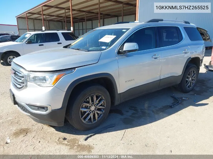 2017 GMC Acadia Slt-1 VIN: 1GKKNMLS7HZ265525 Lot: 40856303