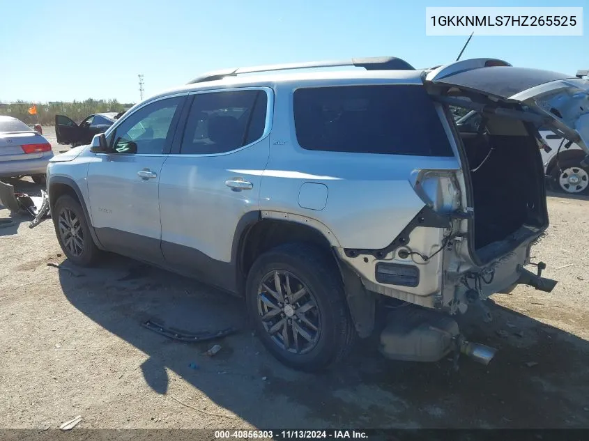 2017 GMC Acadia Slt-1 VIN: 1GKKNMLS7HZ265525 Lot: 40856303